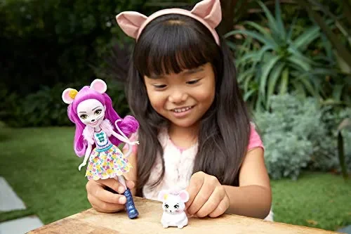 Enchantimals- Mayla Il Topolino con Amico Cucciolo, Bambola da 15 cm con… - immagine 2