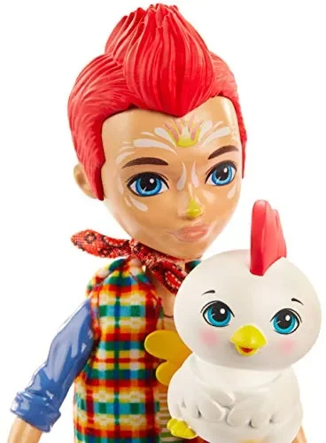 Enchantimals- Redward Il Gallo e Cluck Bambola di 15 cm con Accessori,… - immagine 3