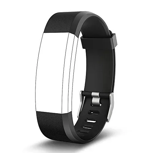 endubro Cinturino per Fitness Tracker ID115 HR Plus & Molti Altri Nero