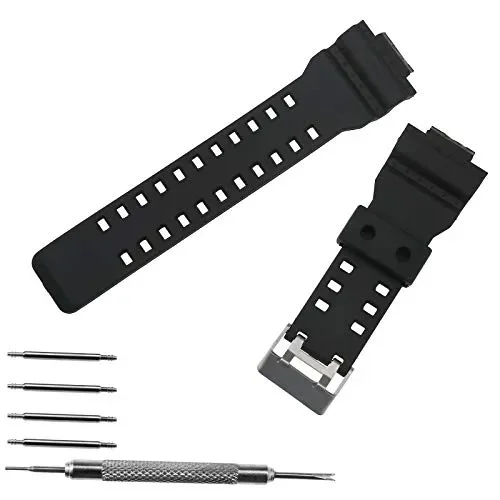 ENET – Cinturino di Ricambio per Orologio da Polso, in Poliuretano Satinato,…