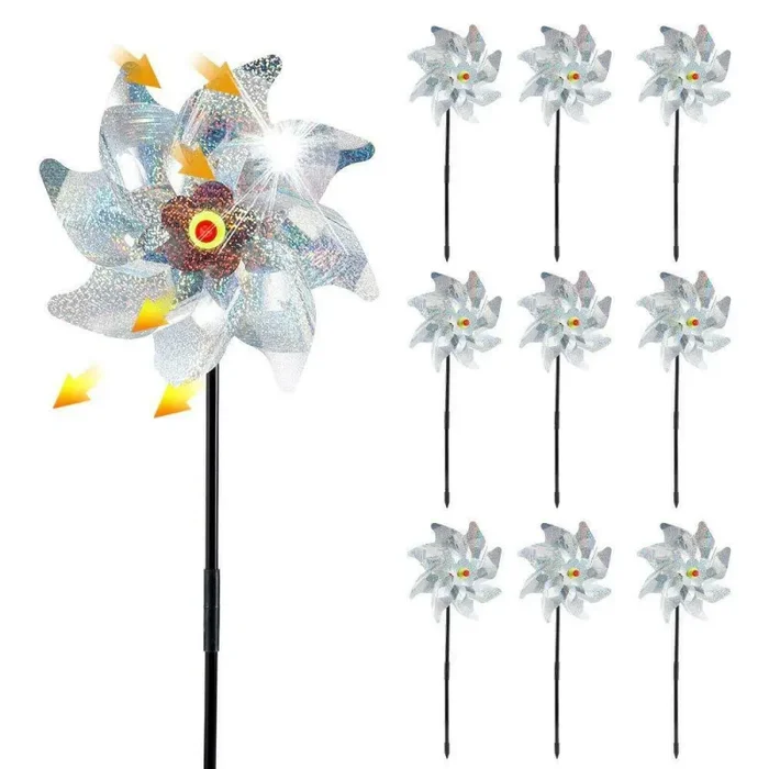 Enjoygoeu Repellente per Uccelli Girandole Spaventapasseri,10 Pezzi…