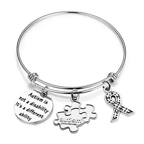 ENSIANTH autismo consapevolezza Braccialetto Gioielli Puzzle…