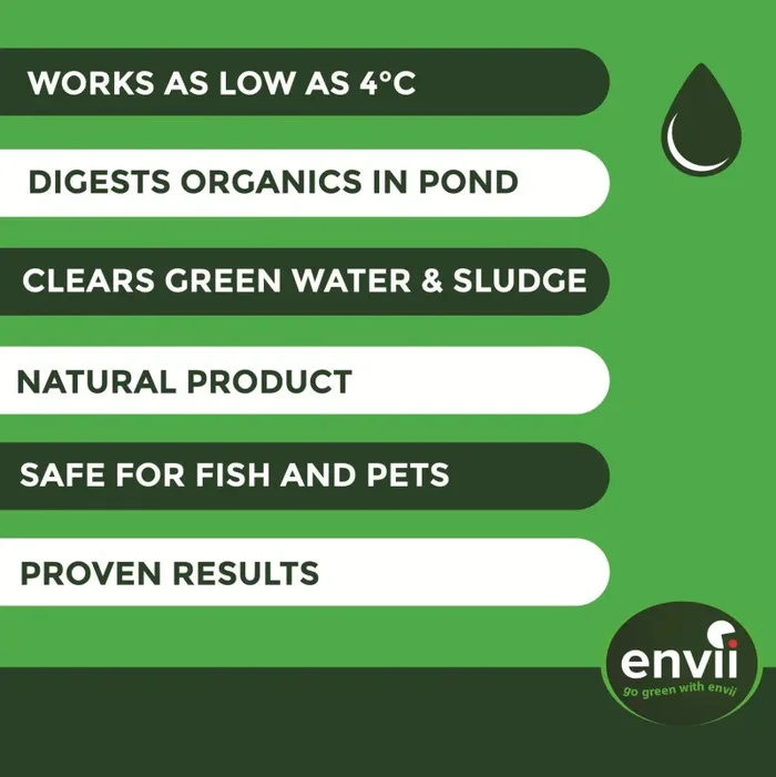 Envii Pond Klear – Trattamento per acque verdi che rende l’acqua dei 1 l Online - immagine 3