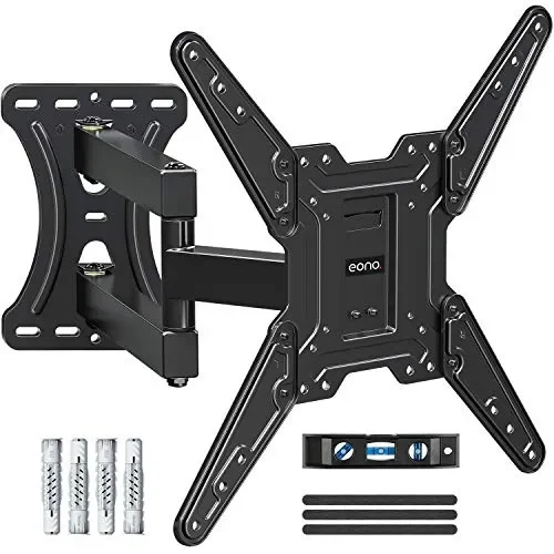 Eono by Amazon – Supporto TV da Parete Girevole 26″-55″ / Braccio Singolo