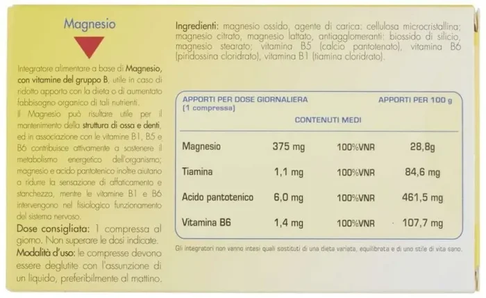 Equilibra Magnesio – 30 Compresse, 39 gr - immagine 3