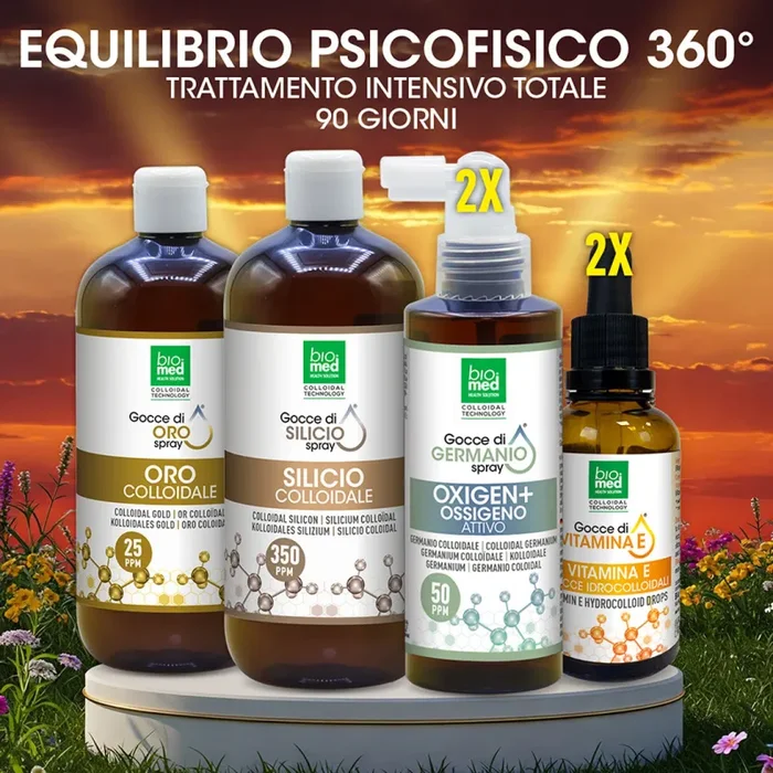 Equilibrio Psicofisico 360 – Trattamento Intensivo 90 giorni – Rinnova, Riequilibra, Risplendi