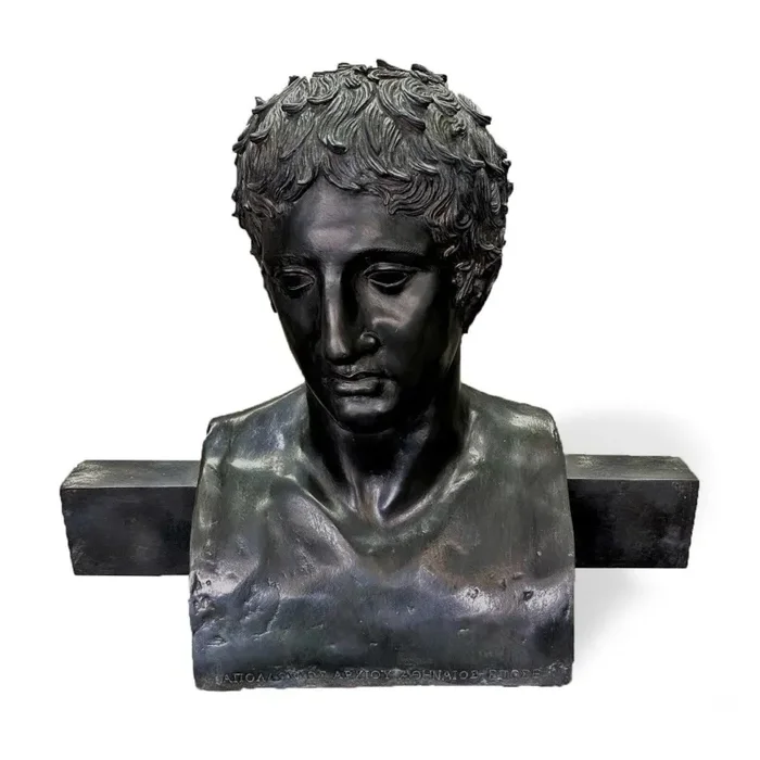Erma di Doriforo – Busto in bronzo