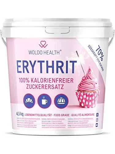 Erythritol polvere 4.5kg dolcificante senza calorie – Zucchero 4.5 kg