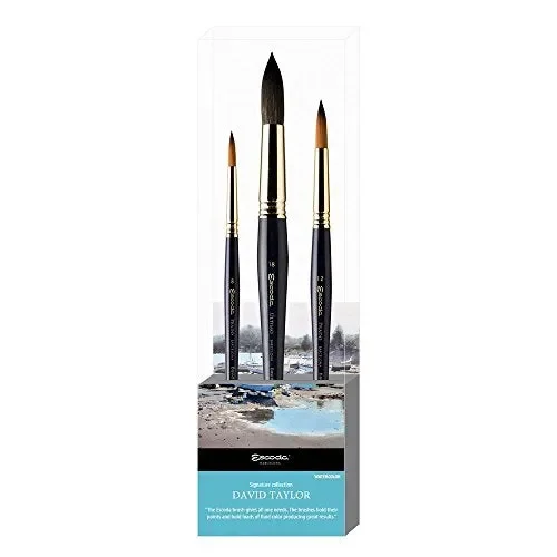 Escoda David Taylor-Set Di 3 Pennelli