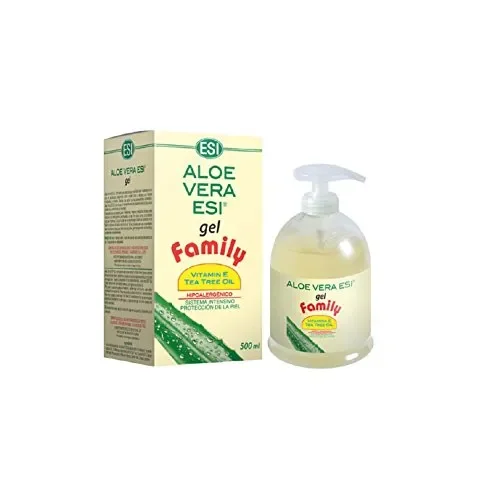 Esi Aloe Vera Gel con olio di Vitamina E e Tea Tree, 500 ml