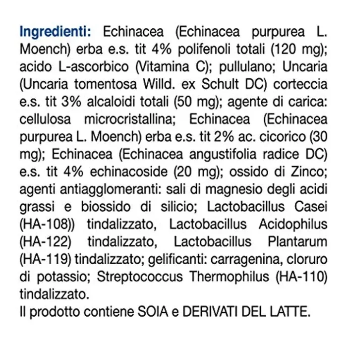 ESI Immunilflor – Integratore alimentare a base di echinacea, uncaria, zinco e vitamina C, 30 Capsule - immagine 2