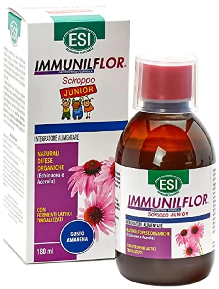 ESI Immunilflor Sciroppo Junior, Verde, 180 Millilitri