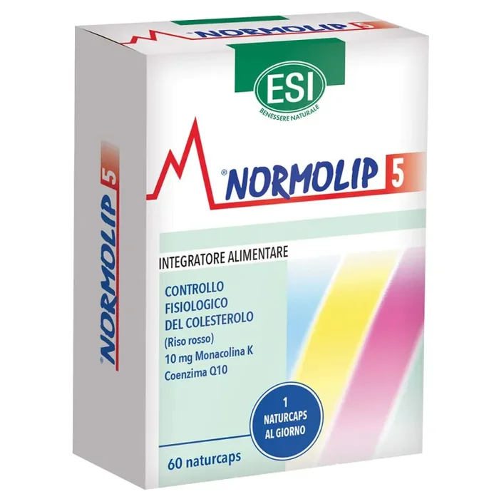 Esi Normolip 5, Controllo del Colesterolo – 60 Naturcaps
