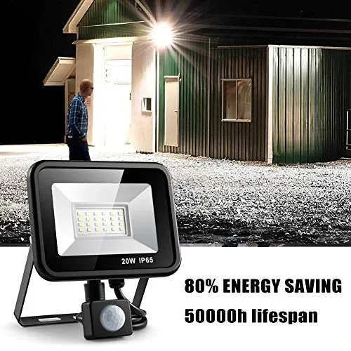 ESLAS Faretto con Sensore di Movimento 20W Faro LED Esterno IP65… - immagine 2