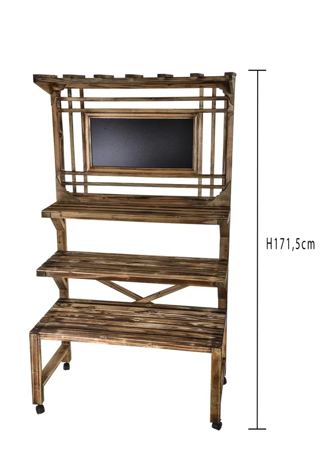 Espositore con 3 Ripiani H 171 cm - immagine 2