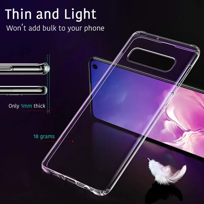 ESR Cover per Samsung Galaxy S10e, Custodia Essential Zero in TPU trasparente - immagine 2