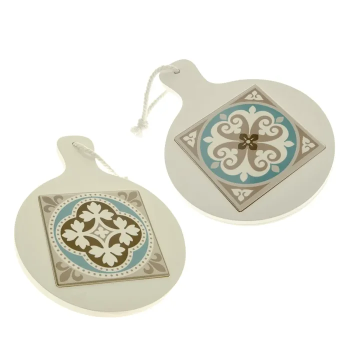 ETM Bomboniera Tagliere Mosaico con Manico D 20 Cm 1 Pz In saldo