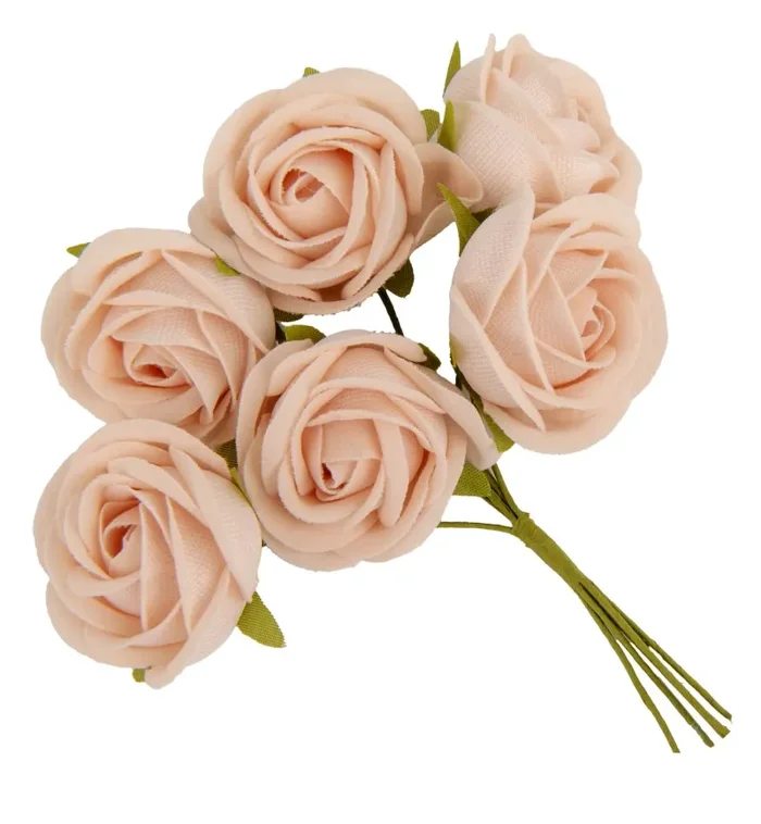 ETM Decoro Fiore Bomboniere 4 Cm Crema 12 Pz