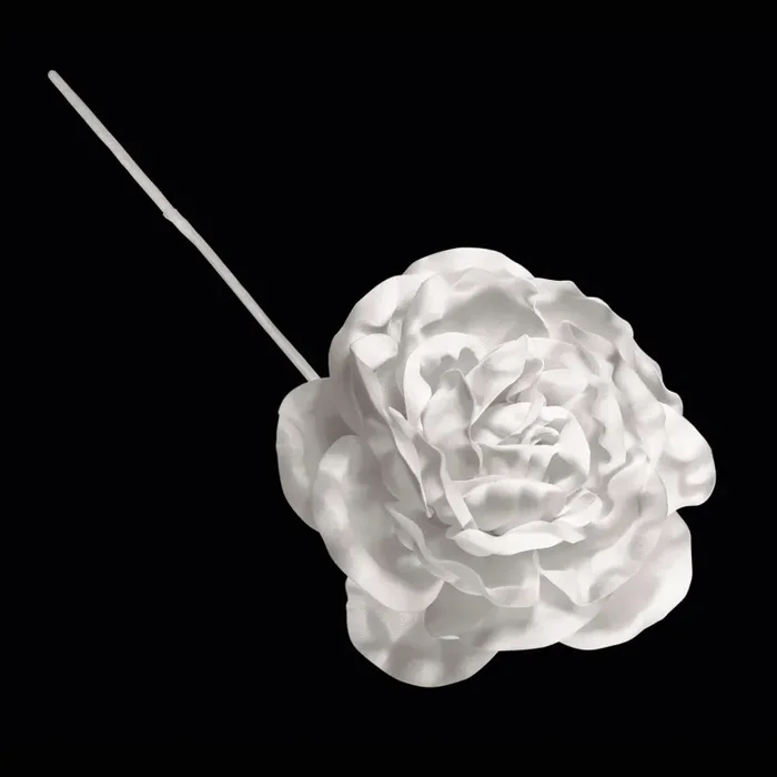 ETM Decoro Fiore Maxi D 20 Cm H 40 Cm Bianco