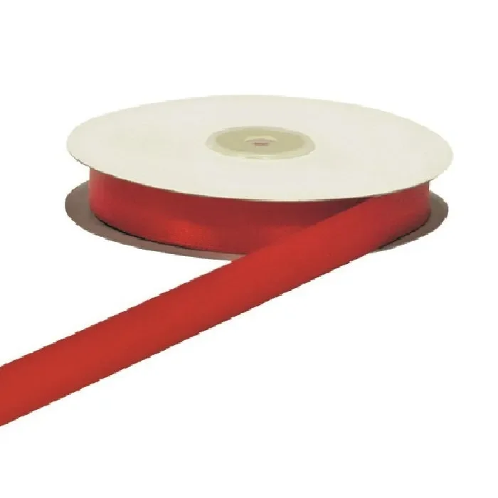 ETM Nastro Doppio Raso 10 Mm 50 Mt Rosso