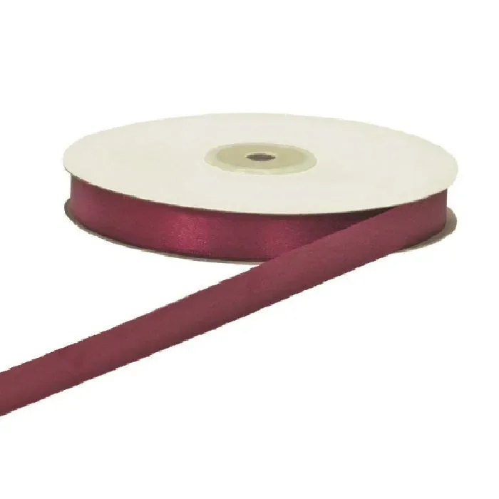 ETM Nastro Doppio Raso 25 Mm 50 Mt Bordeaux
