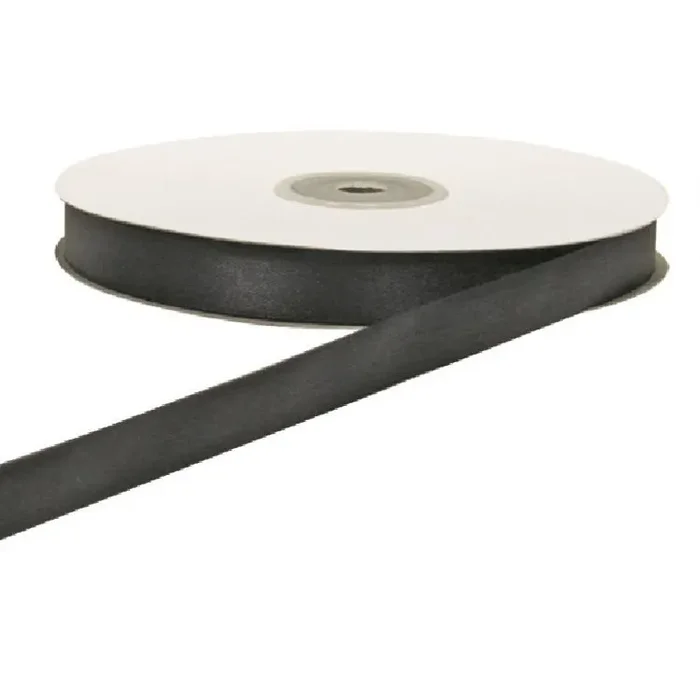 ETM Nastro Doppio Raso 25 Mm 50 Mt Nero