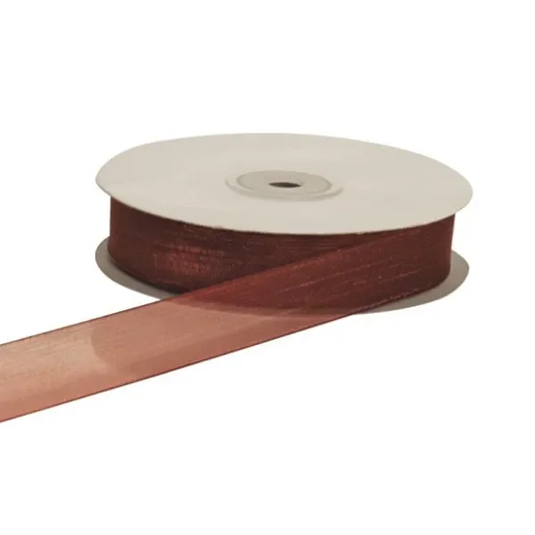 ETM Nastro Organza 40 Mm 50 Mt Borgogna