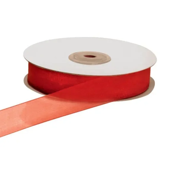 ETM Nastro Organza 40 Mm 50 Mt Rosso