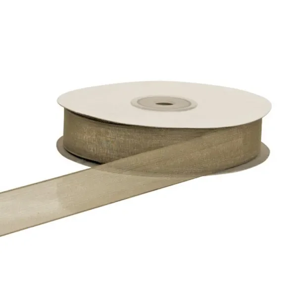 ETM Nastro Organza 6 Mm 50 Mt Fango