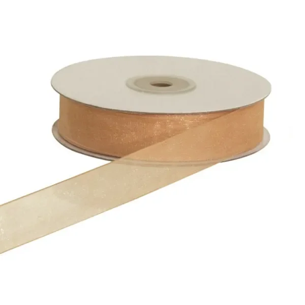 ETM Nastro Organza 6 Mm 50 Mt Nocciola