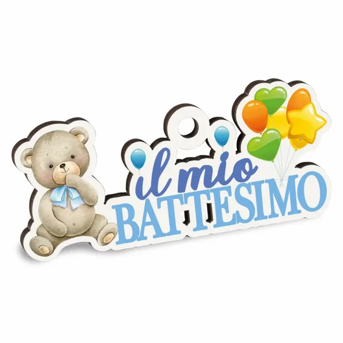 ETM Party Il Mio Battesimo 6,5 Cm Cielo 12 Pz