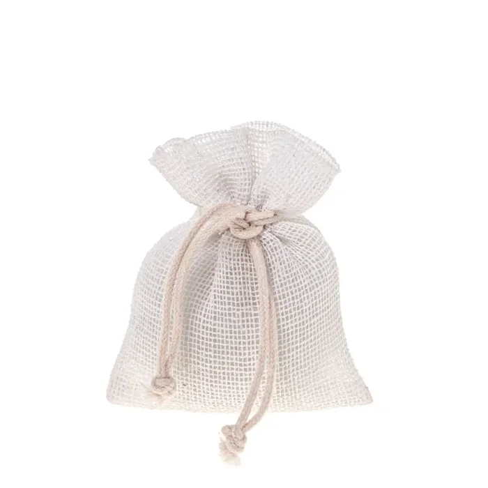 ETM Sacchetto Grezzo Bag Portaconfetti 8 x 10 Cm Bianco 12 Pz In saldo