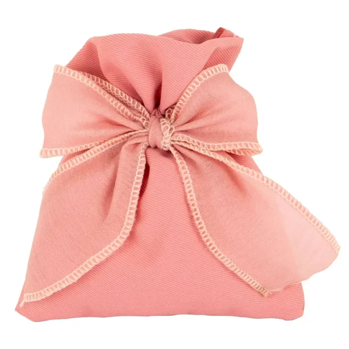 ETM Sacchetto New Fiocco Bomboniera Portaconfetti 10 x 12 Cm Rosa Antico 12 Pz