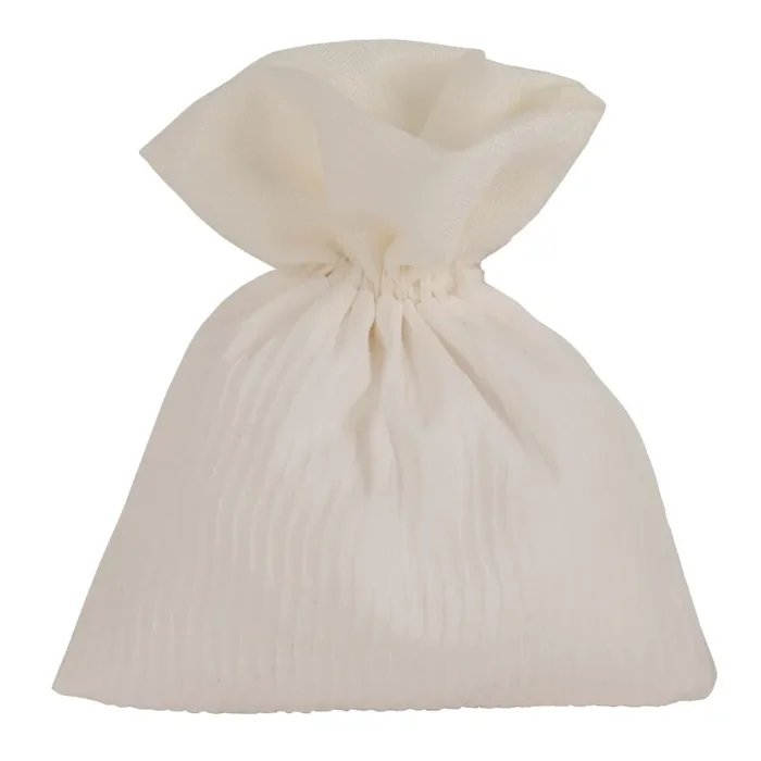 ETM Sacchetto Onda Bag Bomboniera Portaconfetti 10 x 12 Cm Bianco 12 Pz