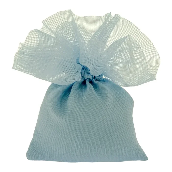 ETM Sacchetto Portaconfetti Ciuffo Bag 10 x 13 Cm Cielo 12 Pz