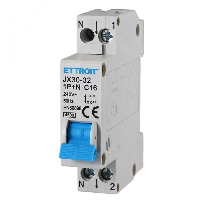 ETTROIT INTERRUTTORE MAGNETOTERMICO 1P+N 16A 220V 4.5KA | JX151640 Online