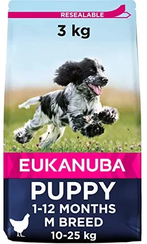 Eukanuba Cibo Secco per Cani, Cuccioli in Crescita, Cani di Taglia 3 kg