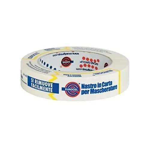 EUROCEL MSK 6143 Nastro in carta per mascherature, 25 mm x 50 m, 1 pezzo
