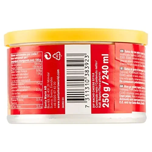 Eurofood Salsa Dip al Formaggio – 250 Gr - immagine 3