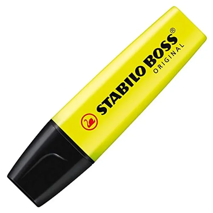 Evidenziatore – STABILO BOSS ORIGINAL – Pack da 2 – Giallo Vendita calda - immagine 2
