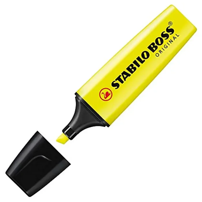 Evidenziatore – STABILO BOSS ORIGINAL – Pack da 2 – Giallo Vendita calda - immagine 3