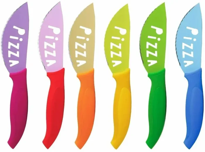 Excelsa Passione Color Set 6 Coltelli Pizza, Acciaio Inossidabile,…