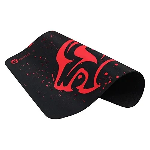 Exco, tappetino da gaming, spesso, superficie liscia, Red Leopard - immagine 3