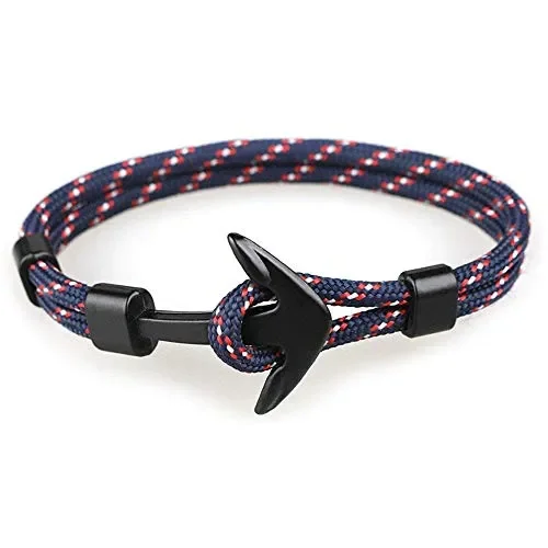 Exinox – bracciale nautico, per uomo e donna, edizione nautica, con ancora…