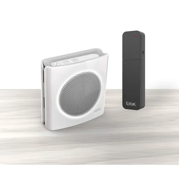 Extel 081748 estensione Suonerie universale senza fili bianco 200 m, Bianco