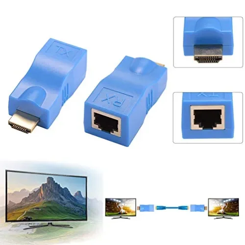 Extender HDMI, da 1080P a RJ45 Ethernet per segnale di rete…