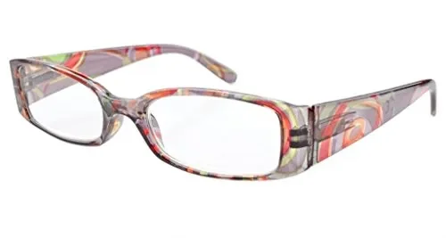 Eyekepper 3.00 Strength, 4 Pcs Geometric Mix With Case All Clear Lens - immagine 3