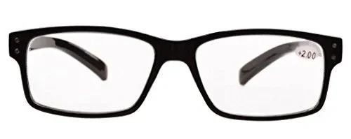 Eyekepper Occhiali da Lettura Vintage Cerniere a molla Uomo +0.50, Nero Sconti - immagine 3