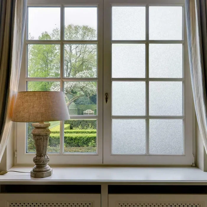 Ezigoo Pellicola Finestre Non-Adesiva – per Vetri Satinata…