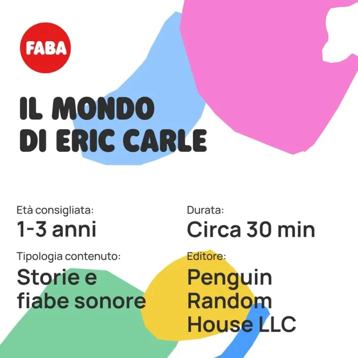 FABA Personaggio Sonoro – Il mondo di Eric Carle – Storie e fiabe sonore per Bambini e bambine 2-4 anni – Giocattolo con Contenuto Educativo, Versione Italiana - immagine 3